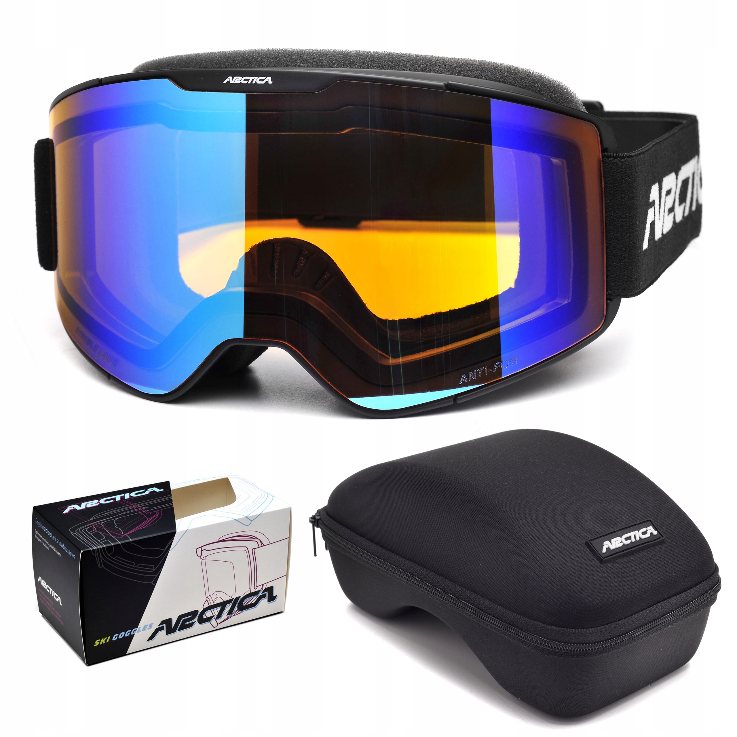 Arctica G-116A Lyžařské Brýle Nepárové S Dvojitým Sklem Kat. 2 UV400