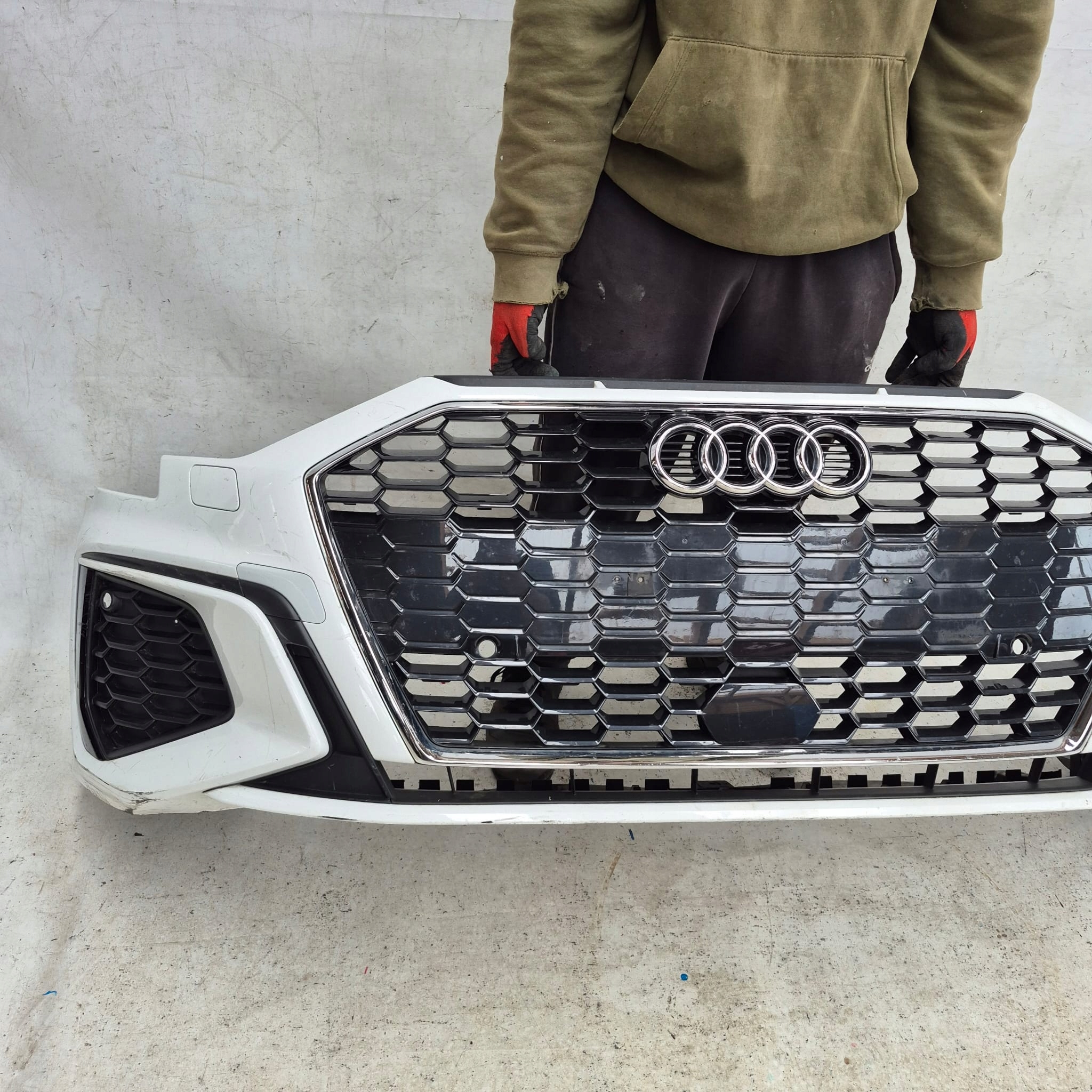 AUDI A3 8Y 8Y0 S-LINE 20- bumper front front SPR 6XPDC 8Y0807437F