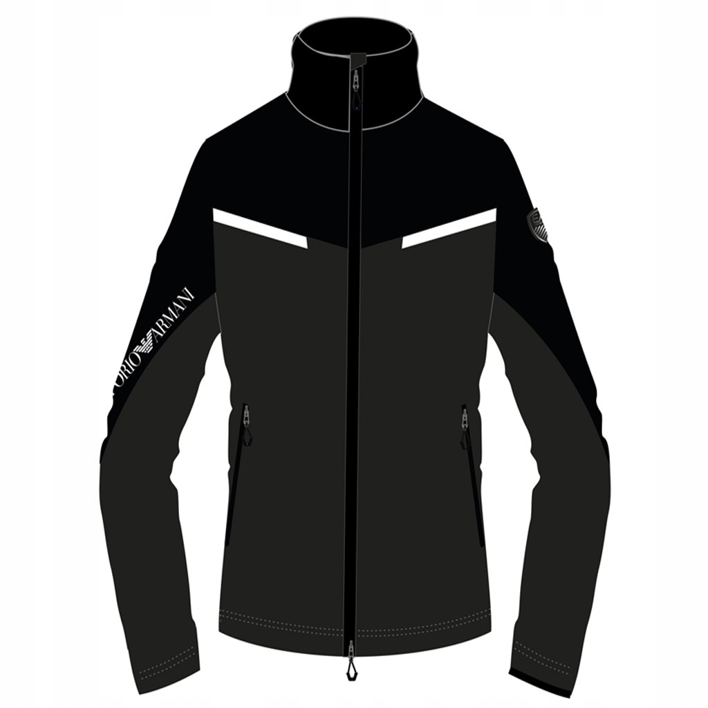 Bluza męska EA7 Emporio Armani Kitzbuhel Powerstretch T-Top Czarna roz. XXL