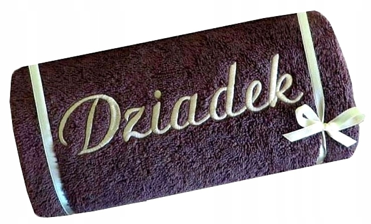 

Prezent Dla Babci I Dziadka ręcznik z Napisem imię