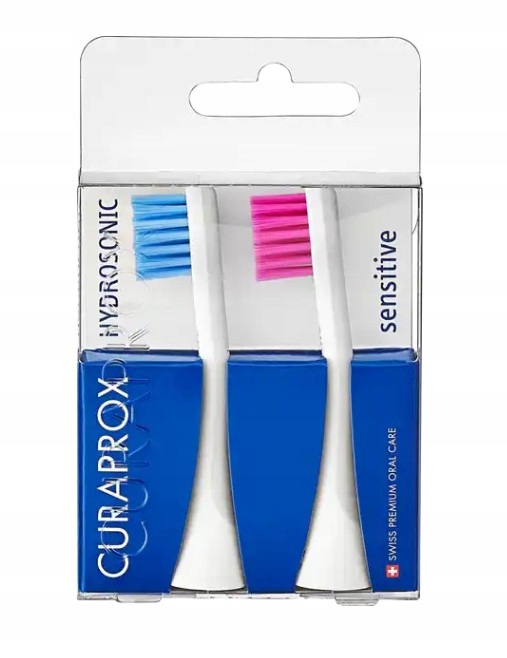 Końcówki Curaprox Hydrosonic Sensitive Rainbow niebieska/ różowa 2szt.