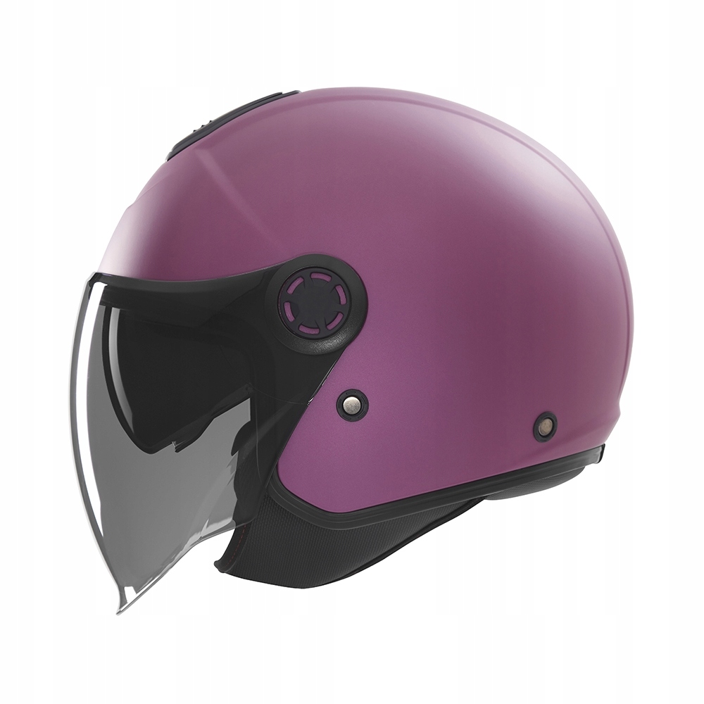 Nox Otvorená Prilba Jet S Blendou N182 Solid Farba Fuchsia Mat (intenzívny Odtieň)