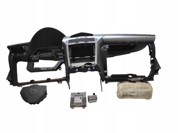 OPEL ASTRA H III 3 04- DESKA KONSOLA PODUSZKI MODUŁ 131137906