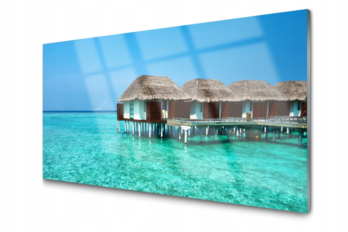 

Panel szklany dekor Dekor Morze 140x70 + Klej