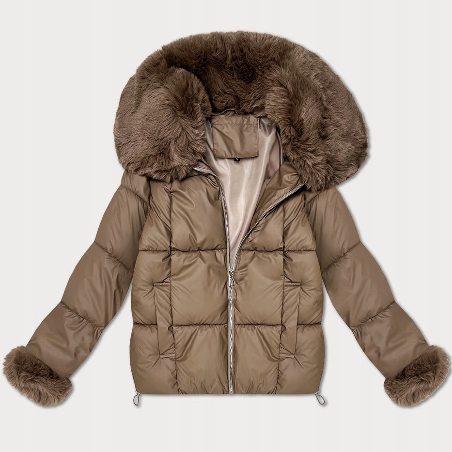 Bunda S Límcem B8527 Béžová XL (42)