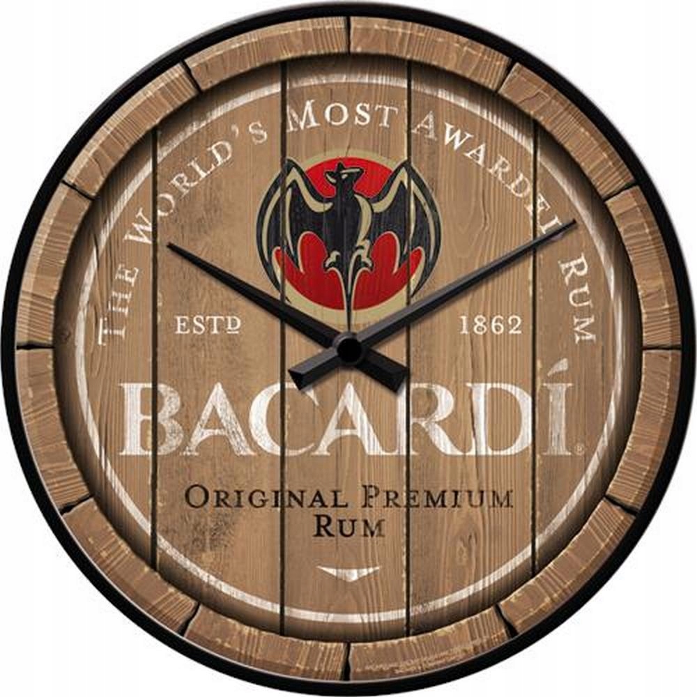 

Kolekcja Bacardi Premium Rum Zegar Ścienny Jakość!
