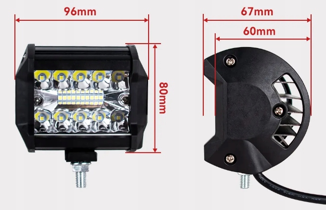 LED 60W HALOGEN SZPERACZ LAMPA ROBOCZA 10/12/24/30V Typ samochodu 4x4/SUV Autobusy Samochody ciężarowe Samochody dostawcze Samochody kempingowe Samochody osobowe