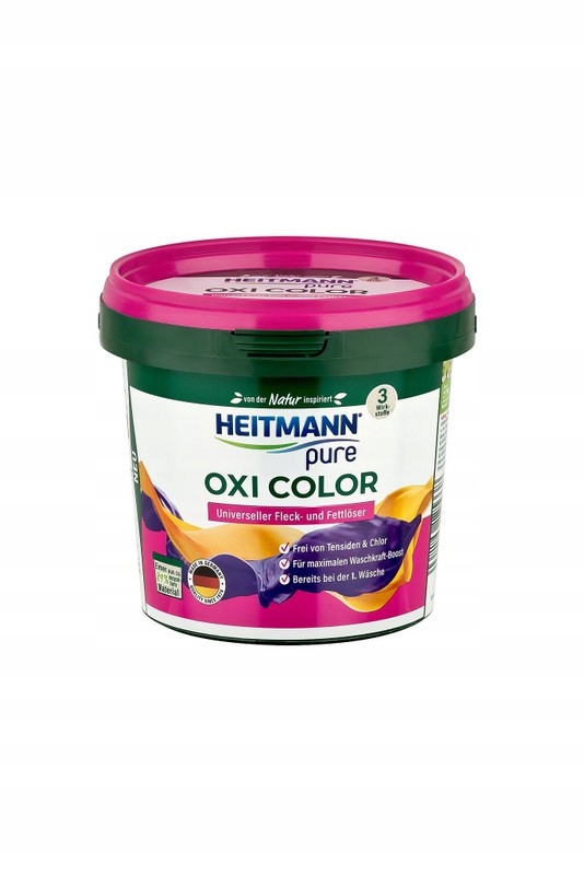 

Heitmann Pure Oxi Color Odplamiacz Proszek 500g De
