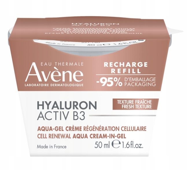 Avene Hyaluron Activ B3 krem-żel na dzień 50 ml Refill