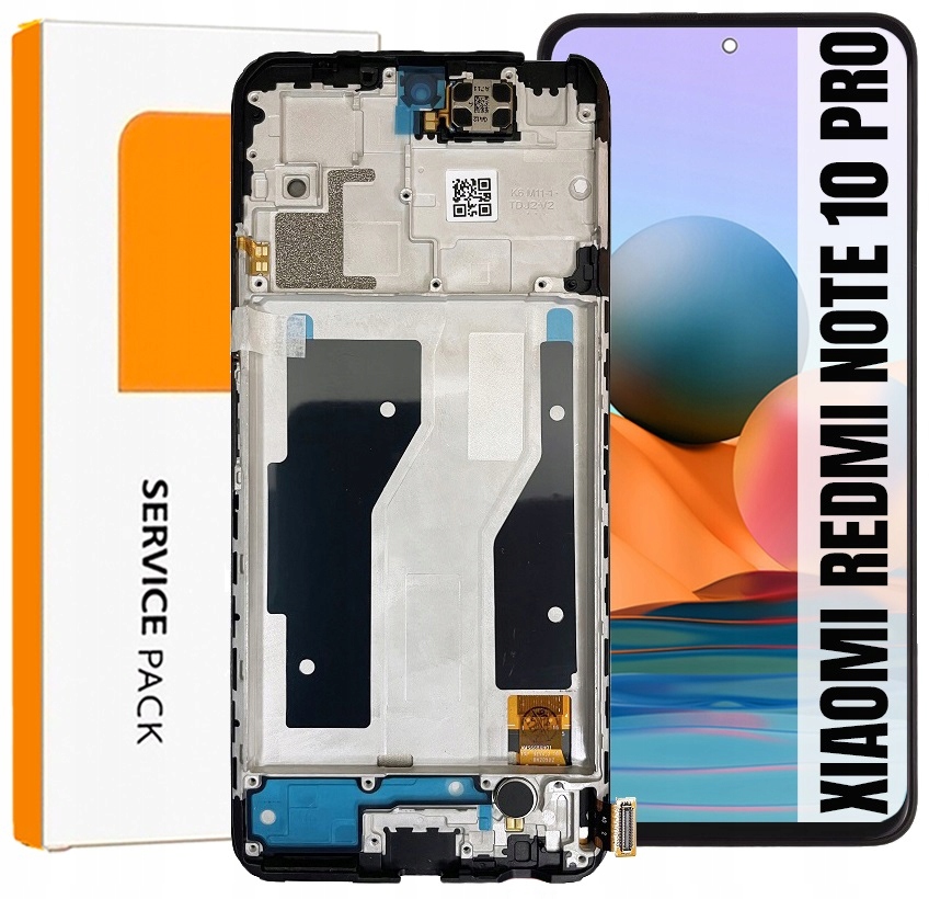 Displej Pro Xiaomi Redmi Note 10 Pro Originál Oem LCD Displej Rámeček