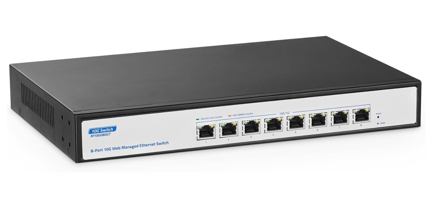 Síťový přepínač YuLinca s 8 porty 10G Sfp