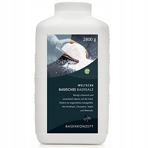 Basová sůl do koupele 2,8 kg Wellness Detox Vegan Relax Spa Německo