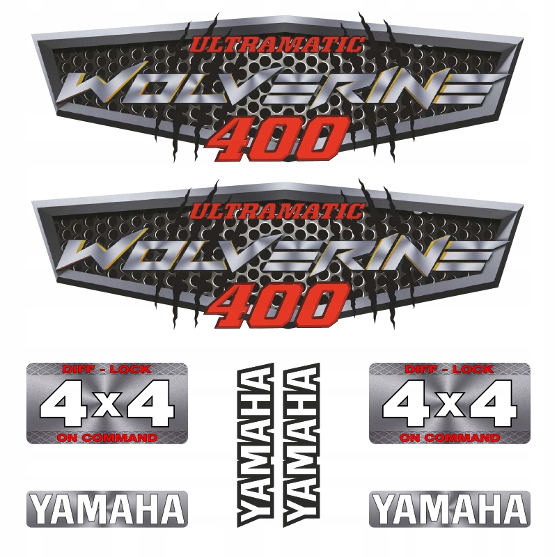 Naklejki YAMAHA wolverine ! wszystkie modele EAN (GTIN) 5906203687084