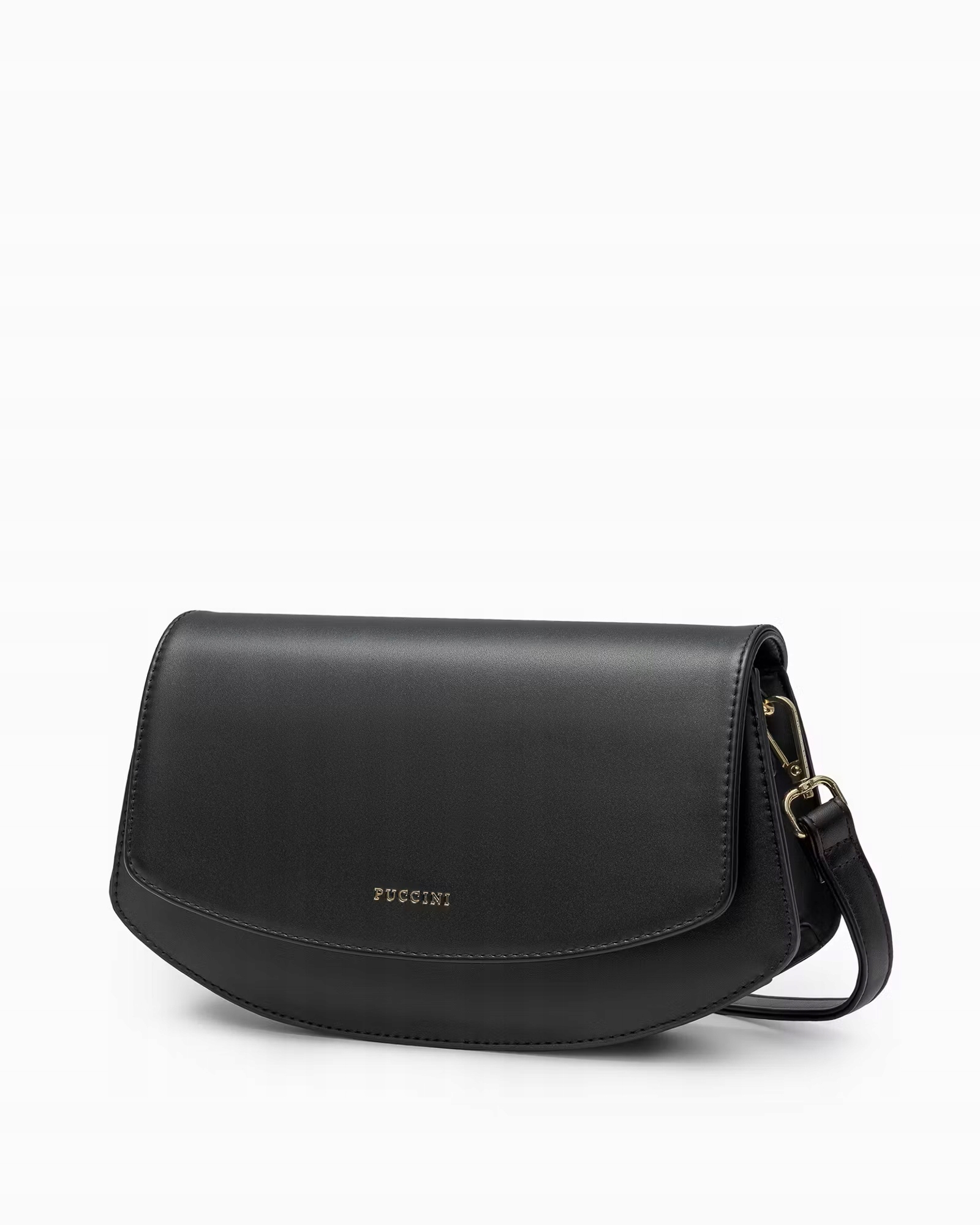 Dámská kabelka na dlouhém popruhu elegantní černá Puccini BK1261007M-1