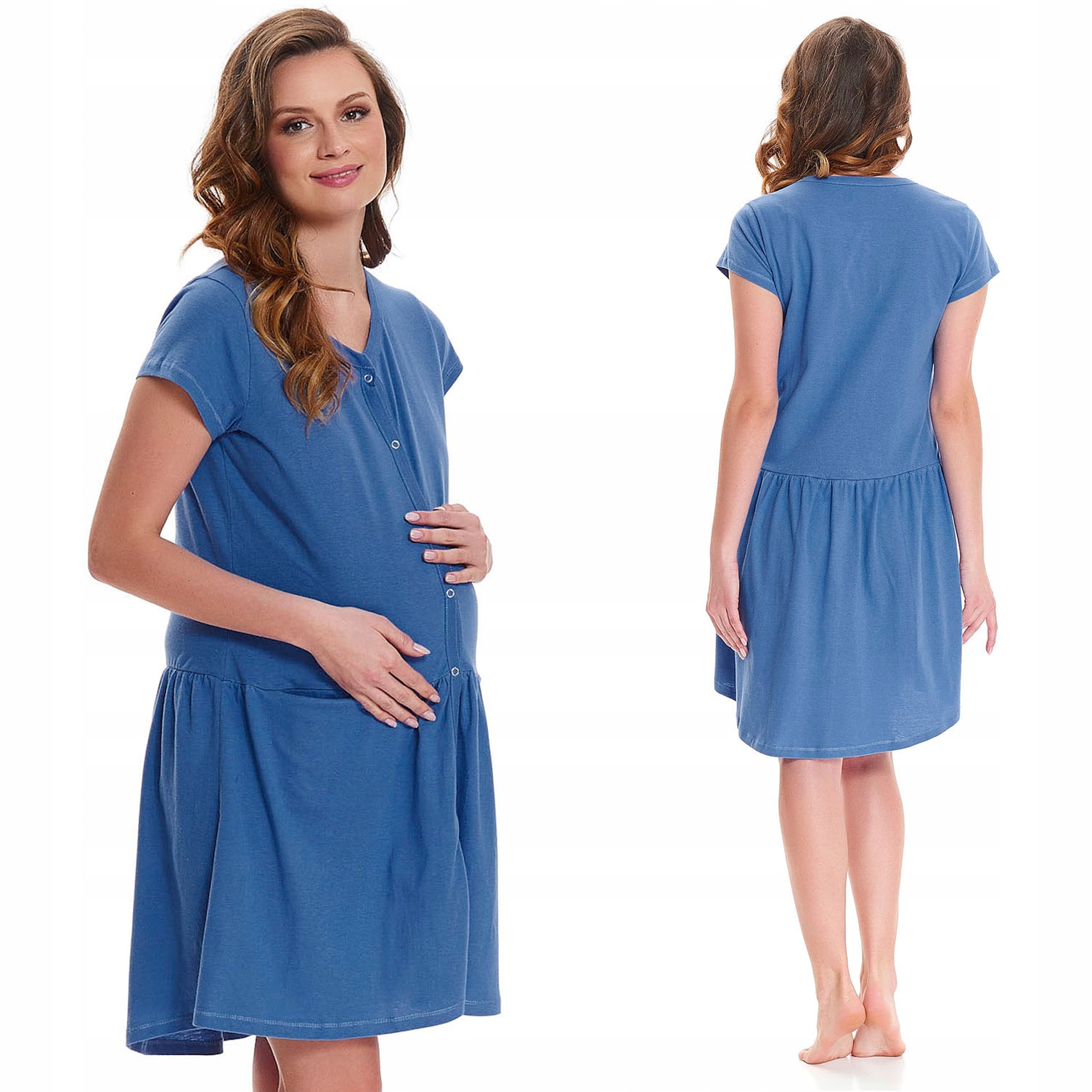 

Doctor Nap 9445 Royal Blue koszula do karmienia L