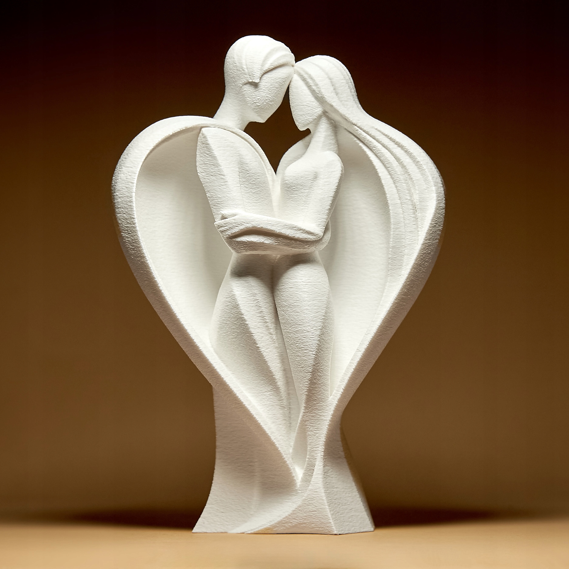 Zamilovaní Pár Srdce Dekorace Figurka Soška 20 cm Dárek