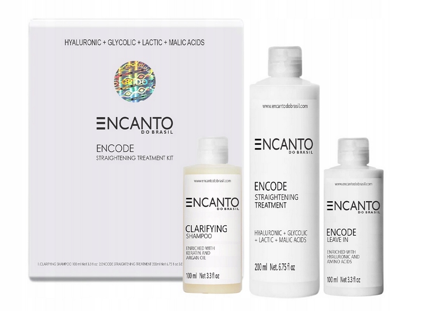 ENCANTO ENCODE Keratynowe Prostowanie 2x 100 + 200