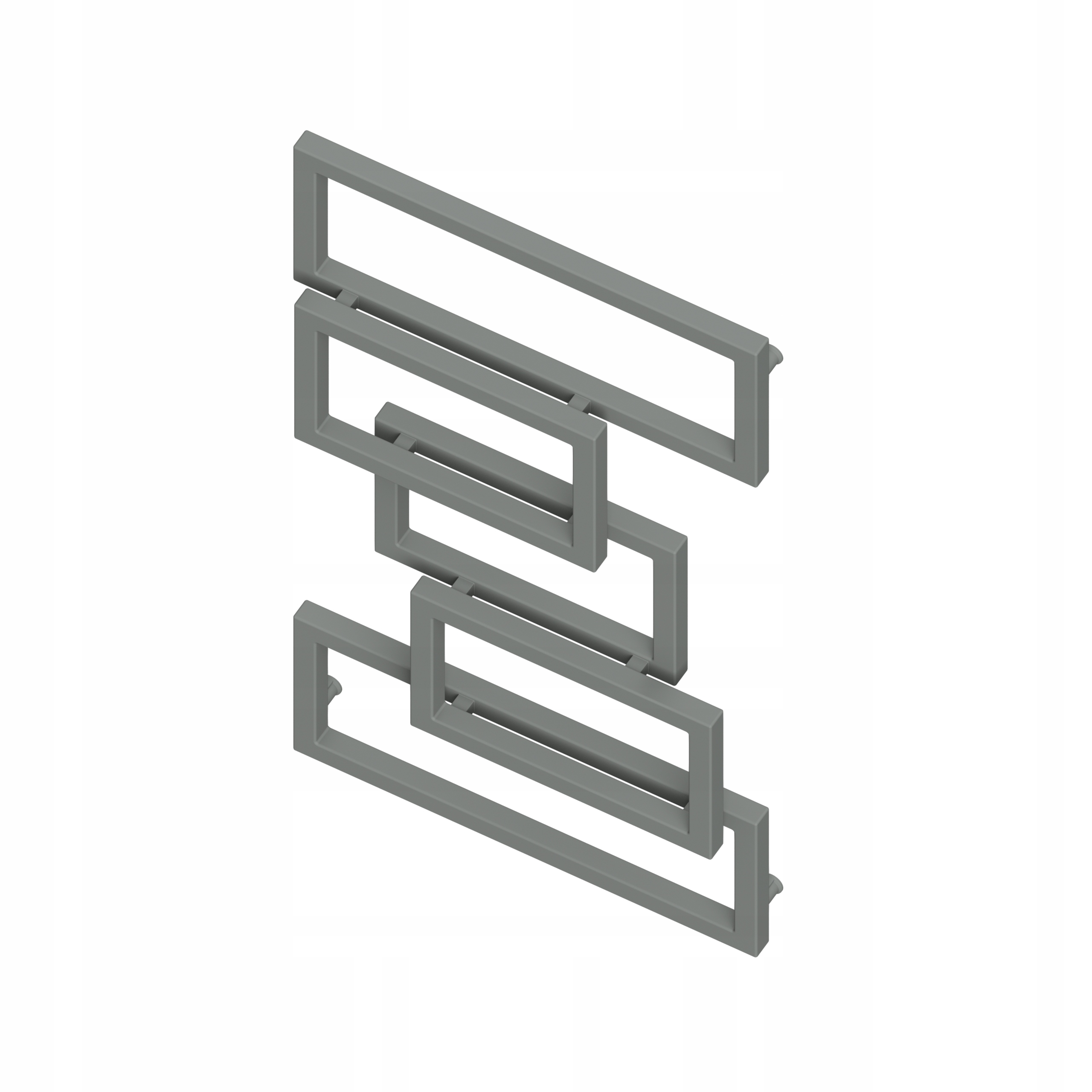 Radiátor Alabama H1080 L600 Svetlo Grafitový