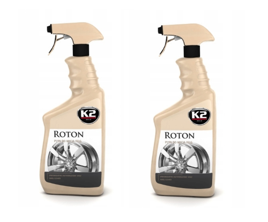 K2 Roton Płyn Do Mycia Felg Efekt Krwawienia Bardzo Mocny 700ml 2szt 1,4l