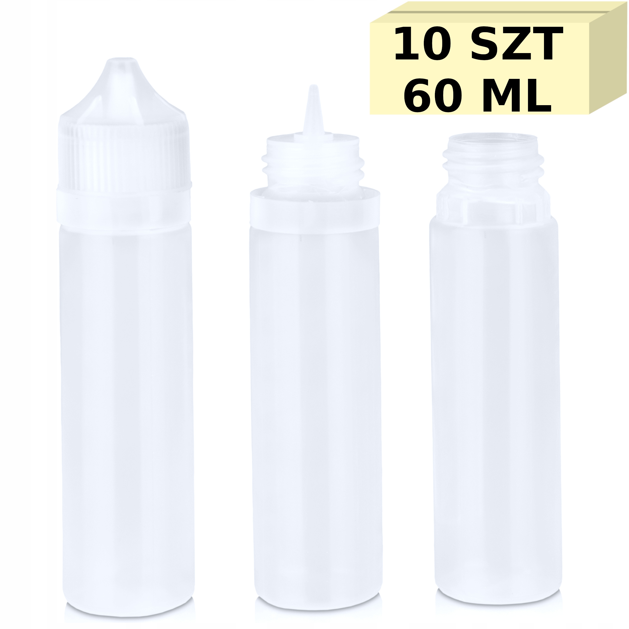 

Butelka 60 ml Gorilla 10 Szt Liquid Buteleczka