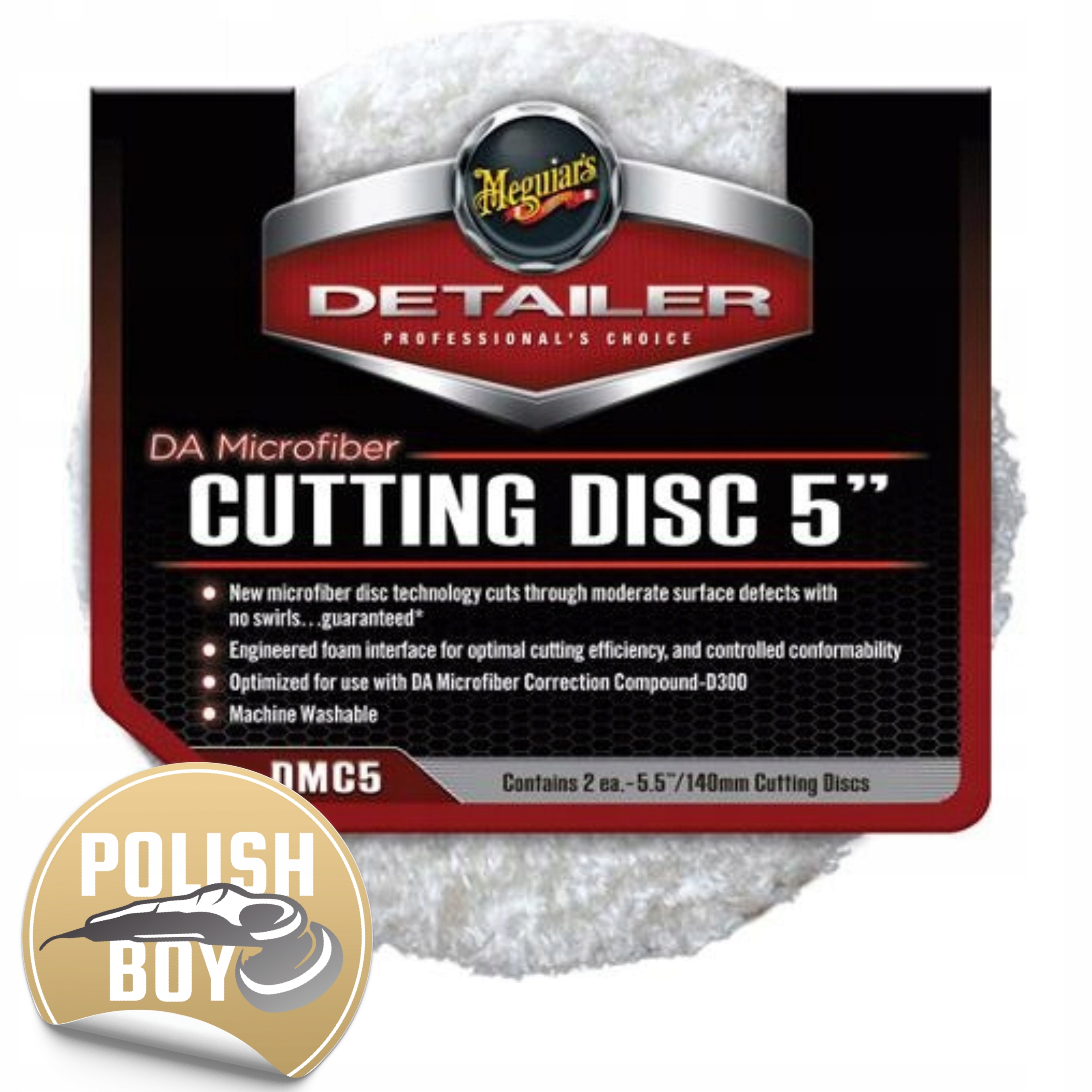 

Meguiar's Pad Mikrofibrowy 5" 140 mm 2 sztuki