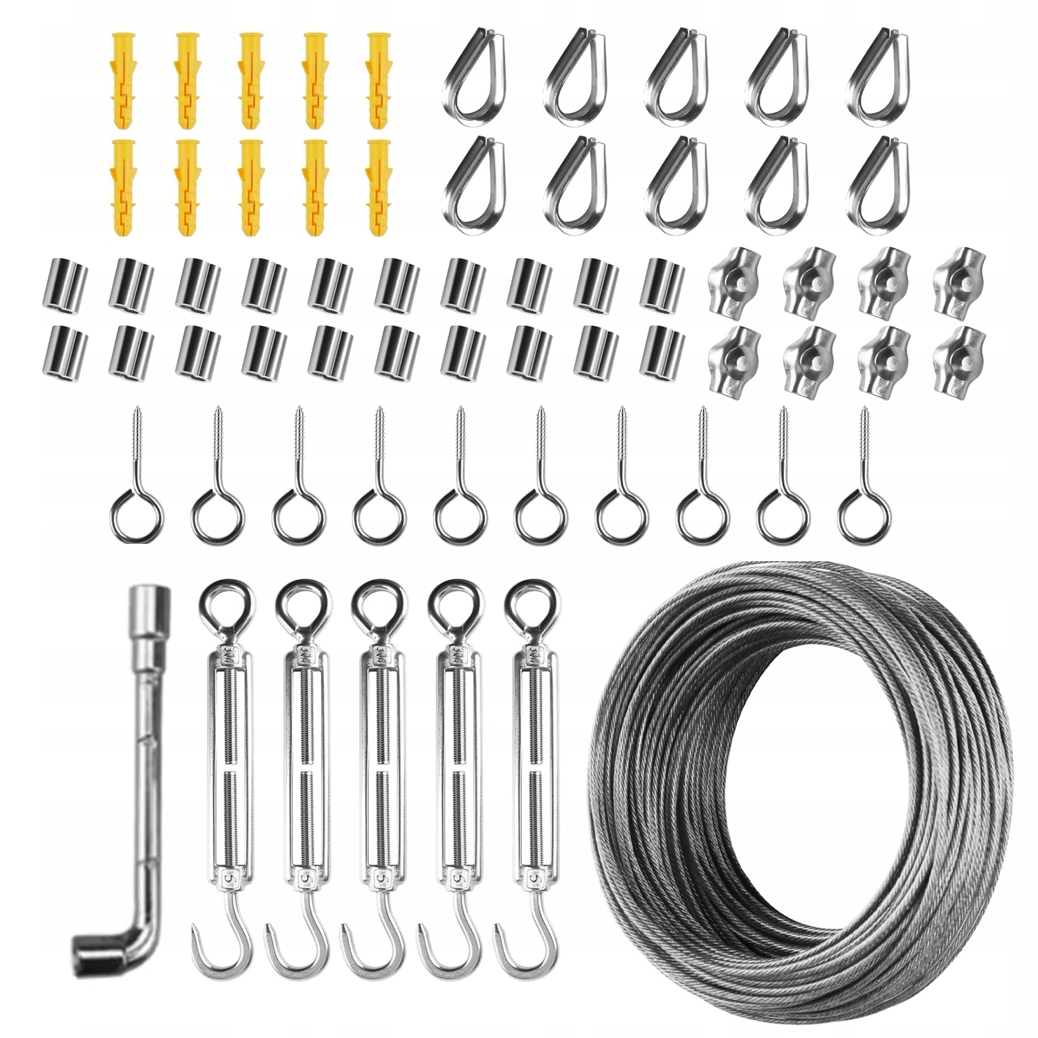 Nerezové Lanko 304 3 MM 30 M Pvc Pro Zemědělské Dílny