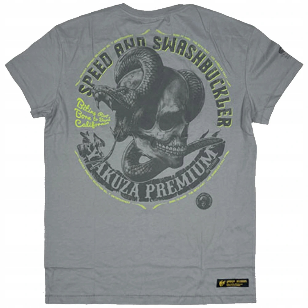 Tričko Yakuza Premium 3812 světle šedé, Speed and Swashbuckler
