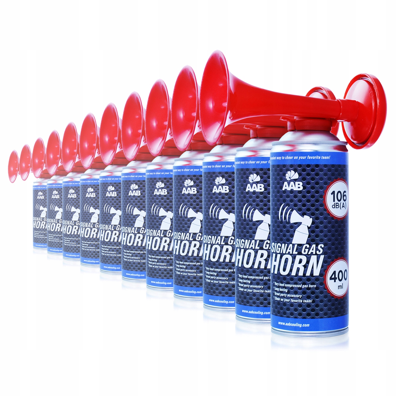 AAB SIGNAL-HORN TRĄBKA-KIBICA NA-MECZ 400ml x11
