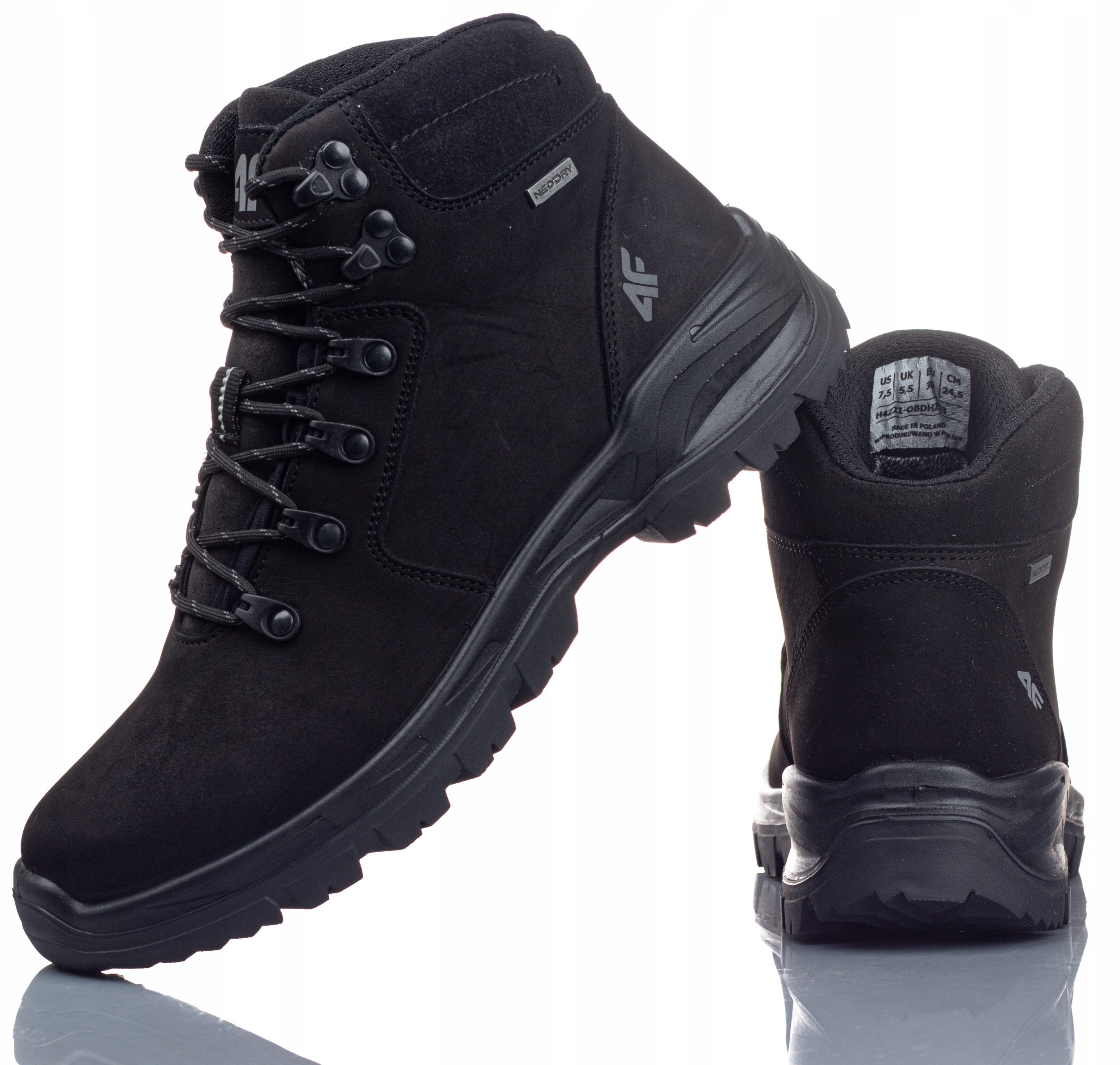 

Buty Damskie 4F Trekkingowe Czarne Zimowe R-40