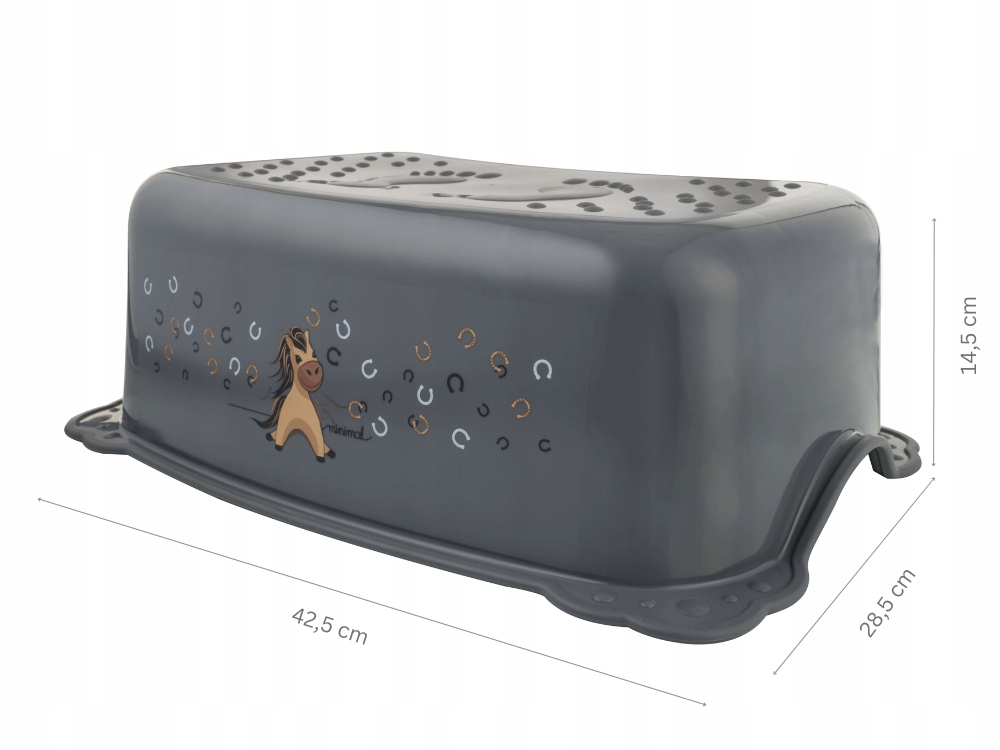 Maltex Podnóżek podest Konik stalowy szary Marka Maltex Baby