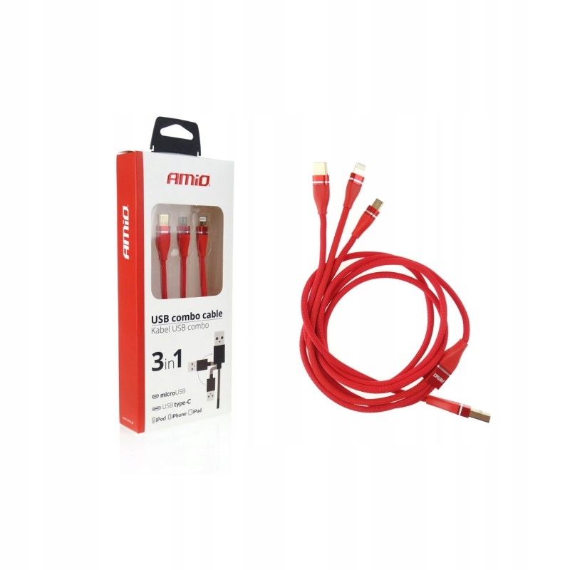 

Kabel Do Telefonu Wielofunkcyjny Iphone Micro Usbc