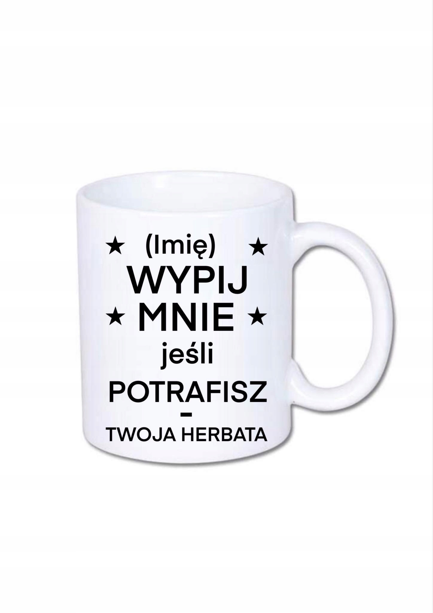 Kubek ceramiczny „Wypij mnie jeśli potrafisz…”