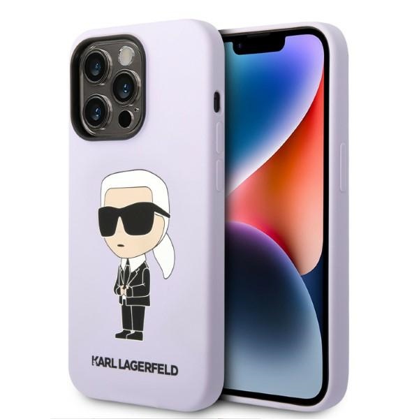 Karl Lagerfeld KLHCP14LSNIKBCU iPhone 14Pro 6,1" Silicone Ikonik