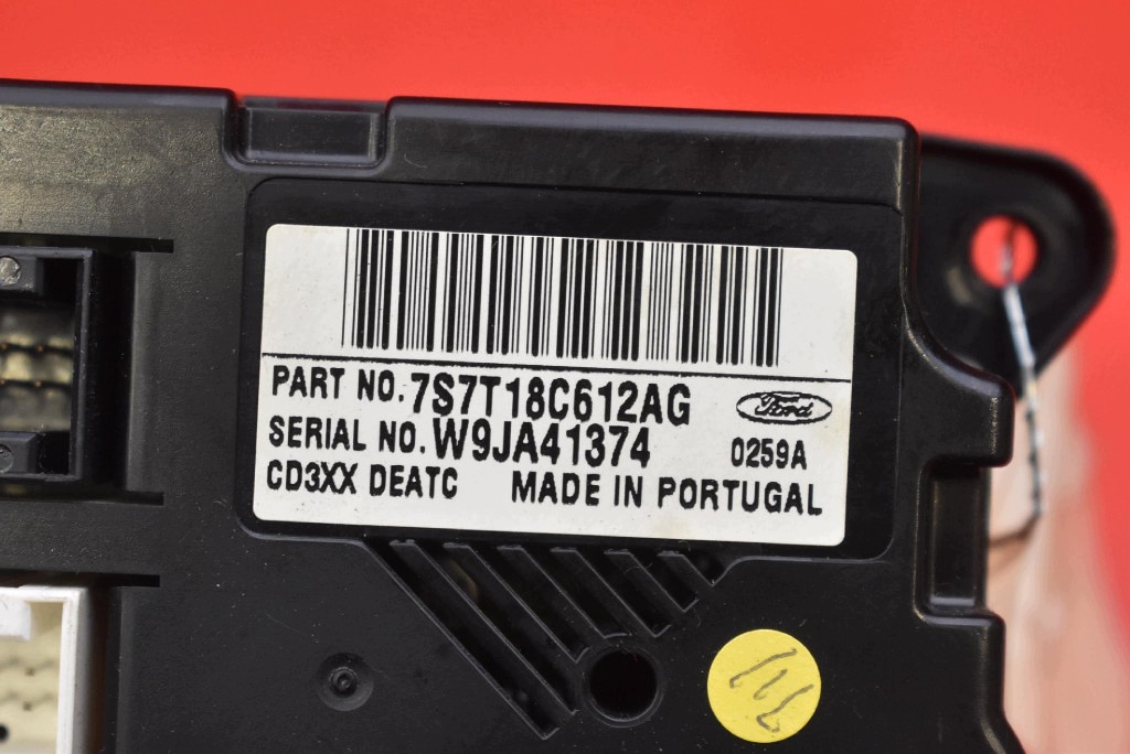 control panel air conditioning devices KLIMY 7S7T-18C612-AG FORD MONDEO MK4 07-10