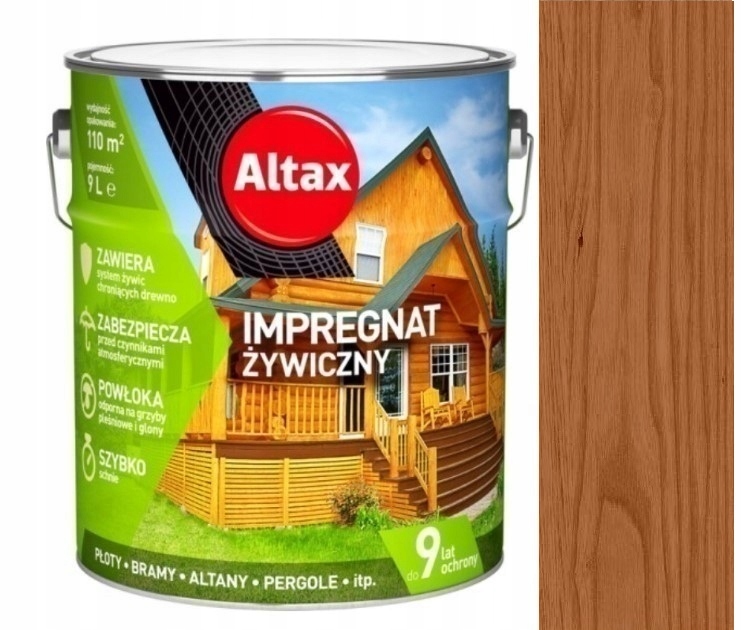Altax Impregnační Lak Na Dřevo 4,5L Mahagon