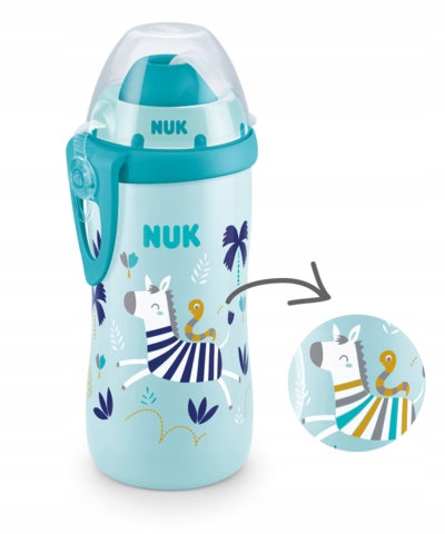 

Nuk Bidon Kubek Flexi Cup Kameleon ze Słomką 300ml