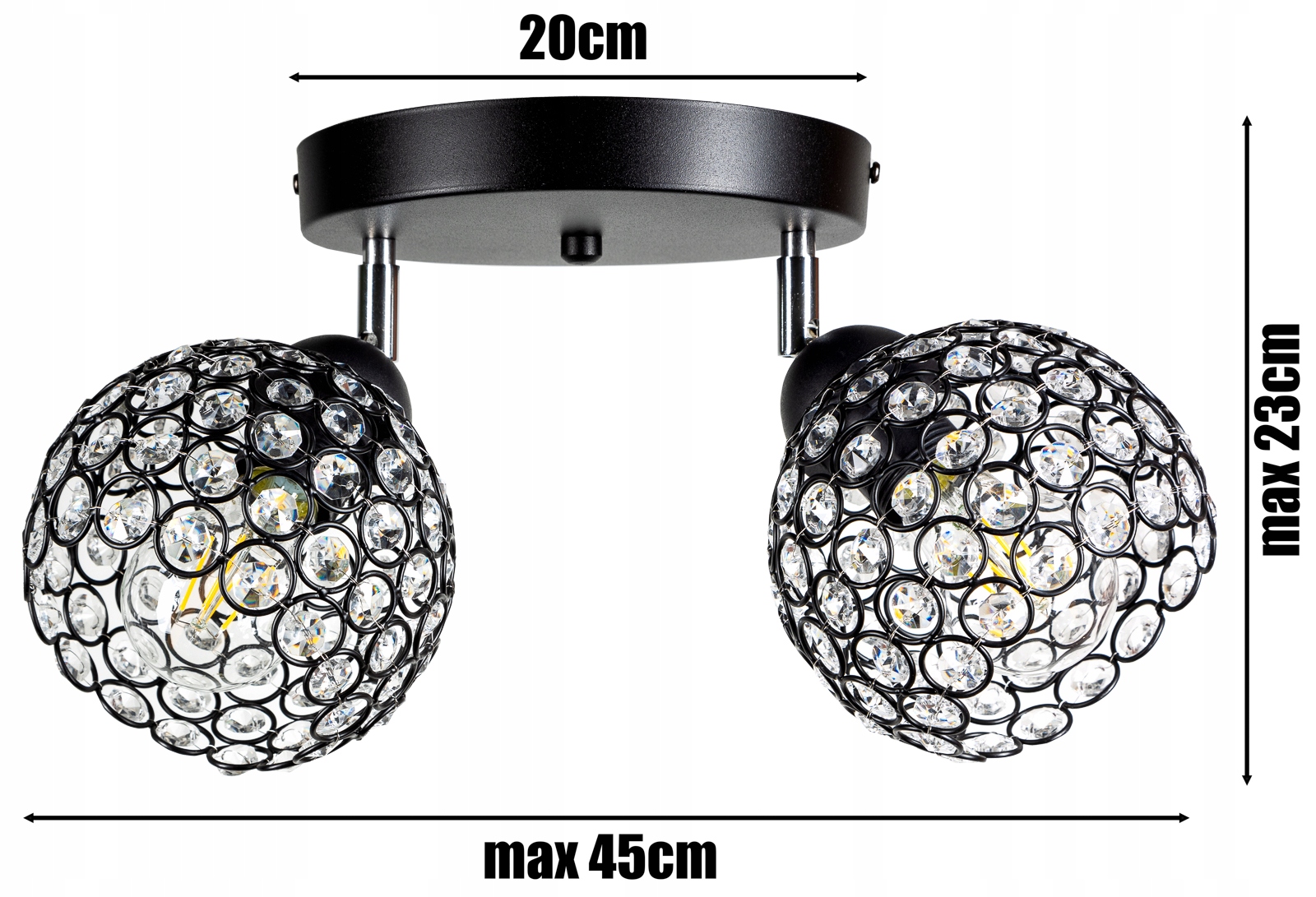 LAMPA SUFITOWA PLAFON ŻYRANDOL LOFT EDISON LED Marka Glimex