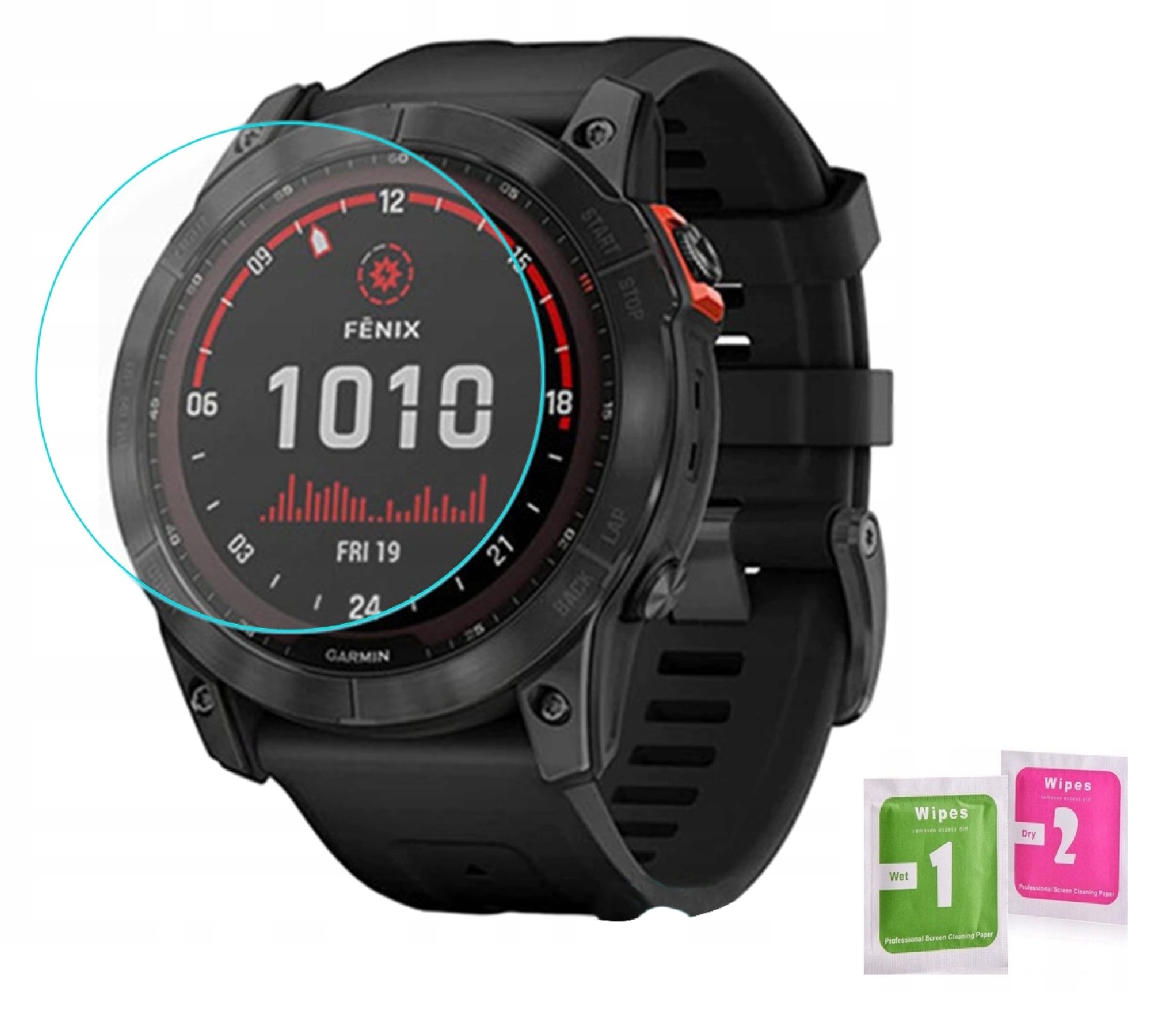 Szkło Hartowane 9H do GARMIN FENIX 7X | 7X SOLAR