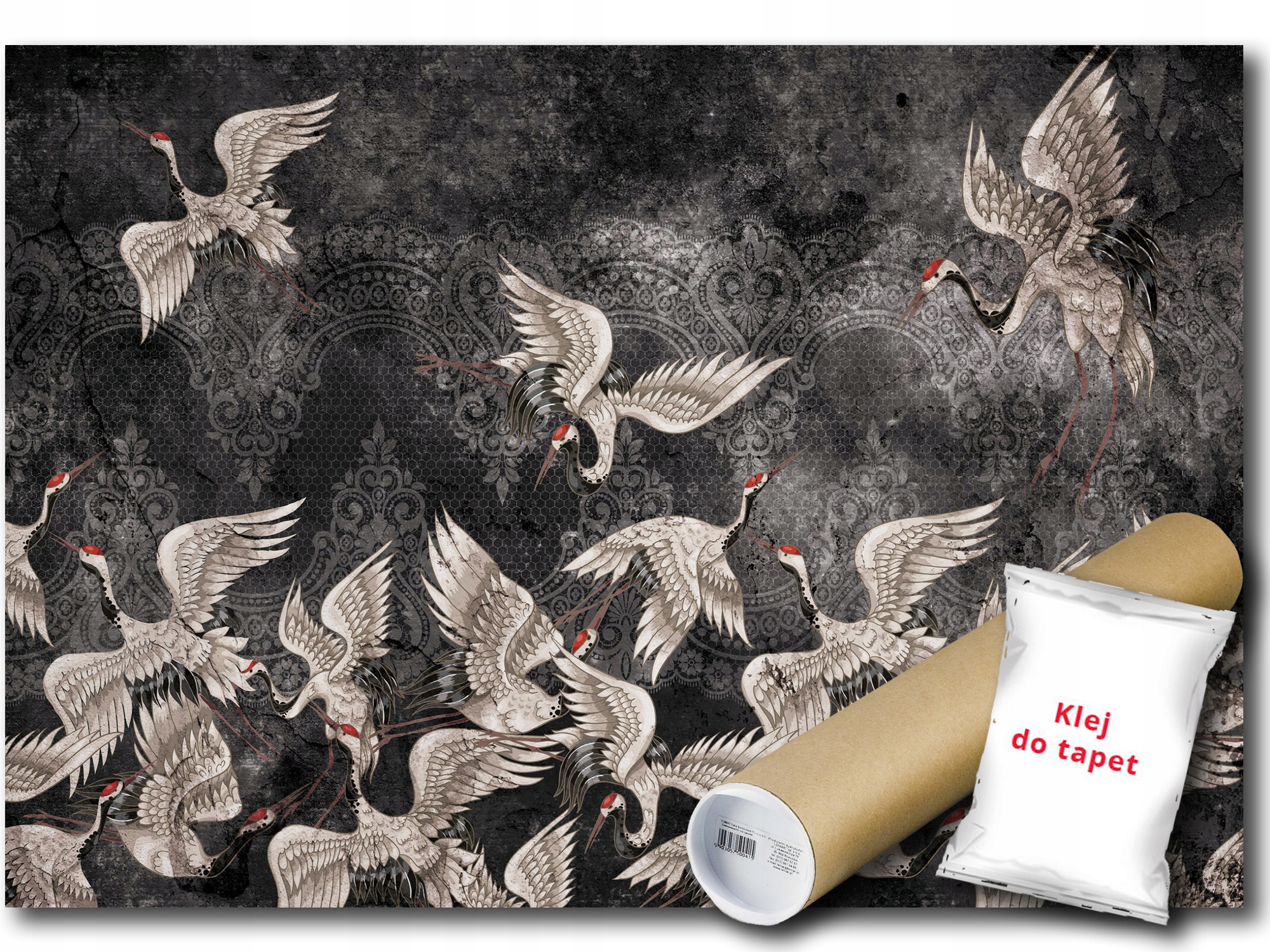 Fototapeta Flizelina Žurav Vták Ornament 312x219