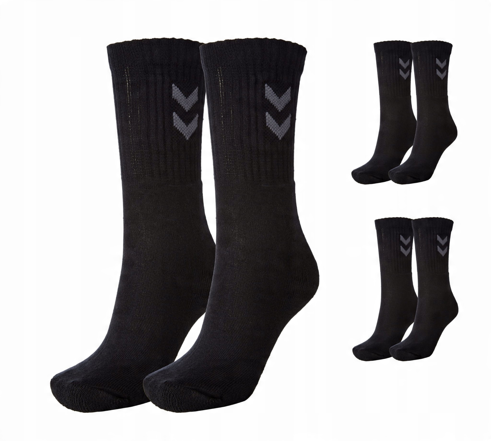 

Skarpety Sportowe Hummel 3-PAK Czarne Rozm. 46-48