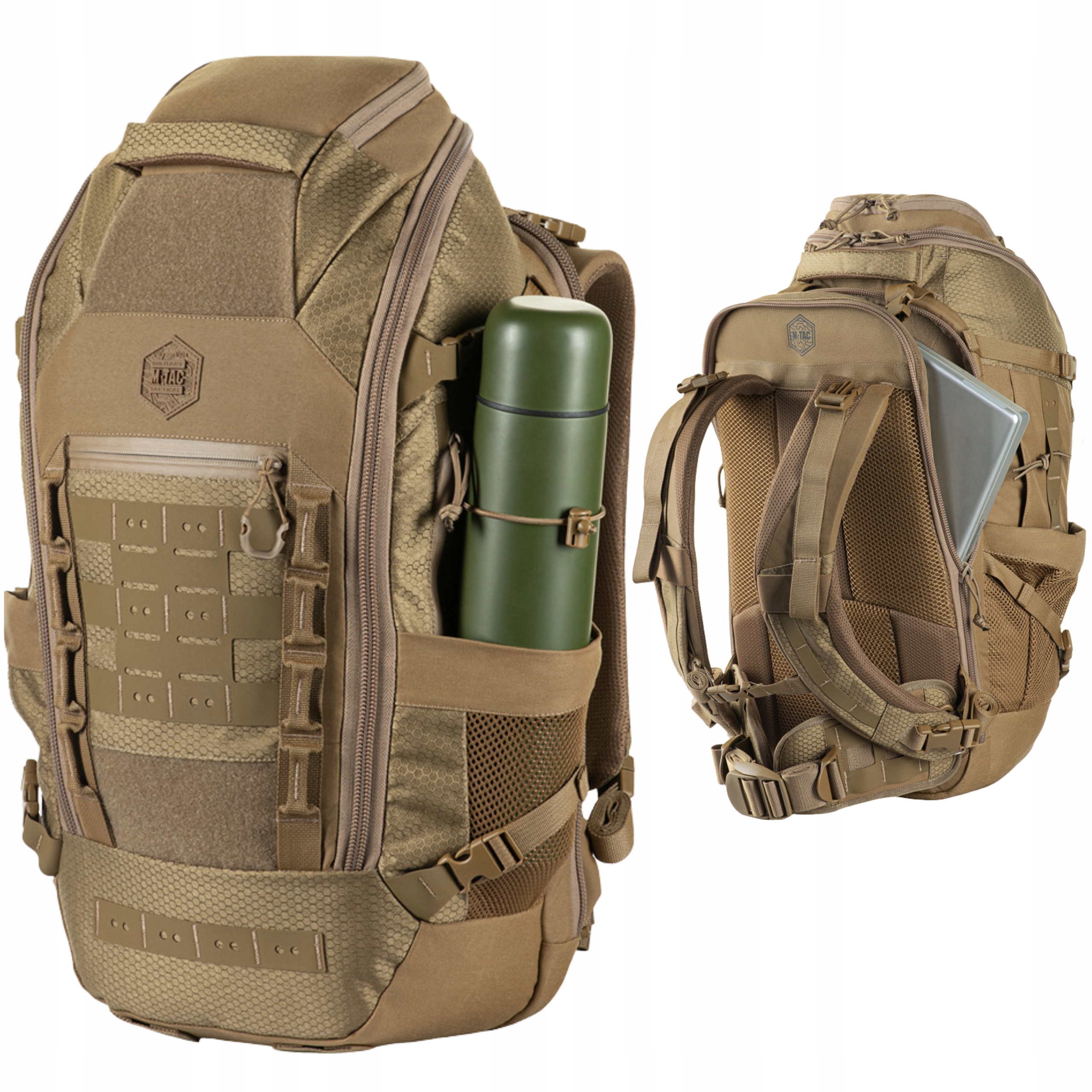 Plecak Taktyczny Militarny Wojskowy 36L M-tac Elite Hex Gen. III Coyote