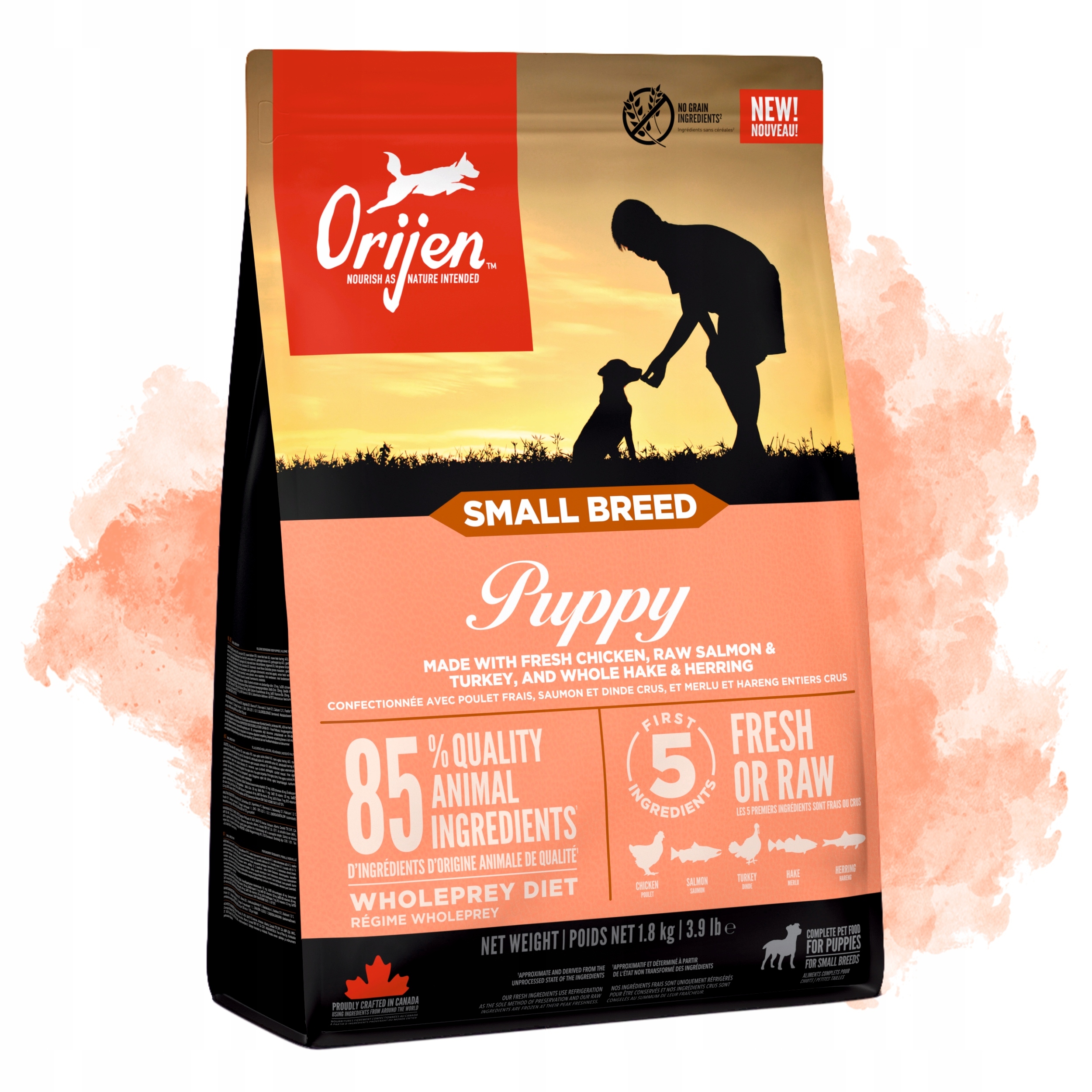 Orijen Small Breed Puppy Dog karma sucha dla szczeniąt małych ras 1,8 kg