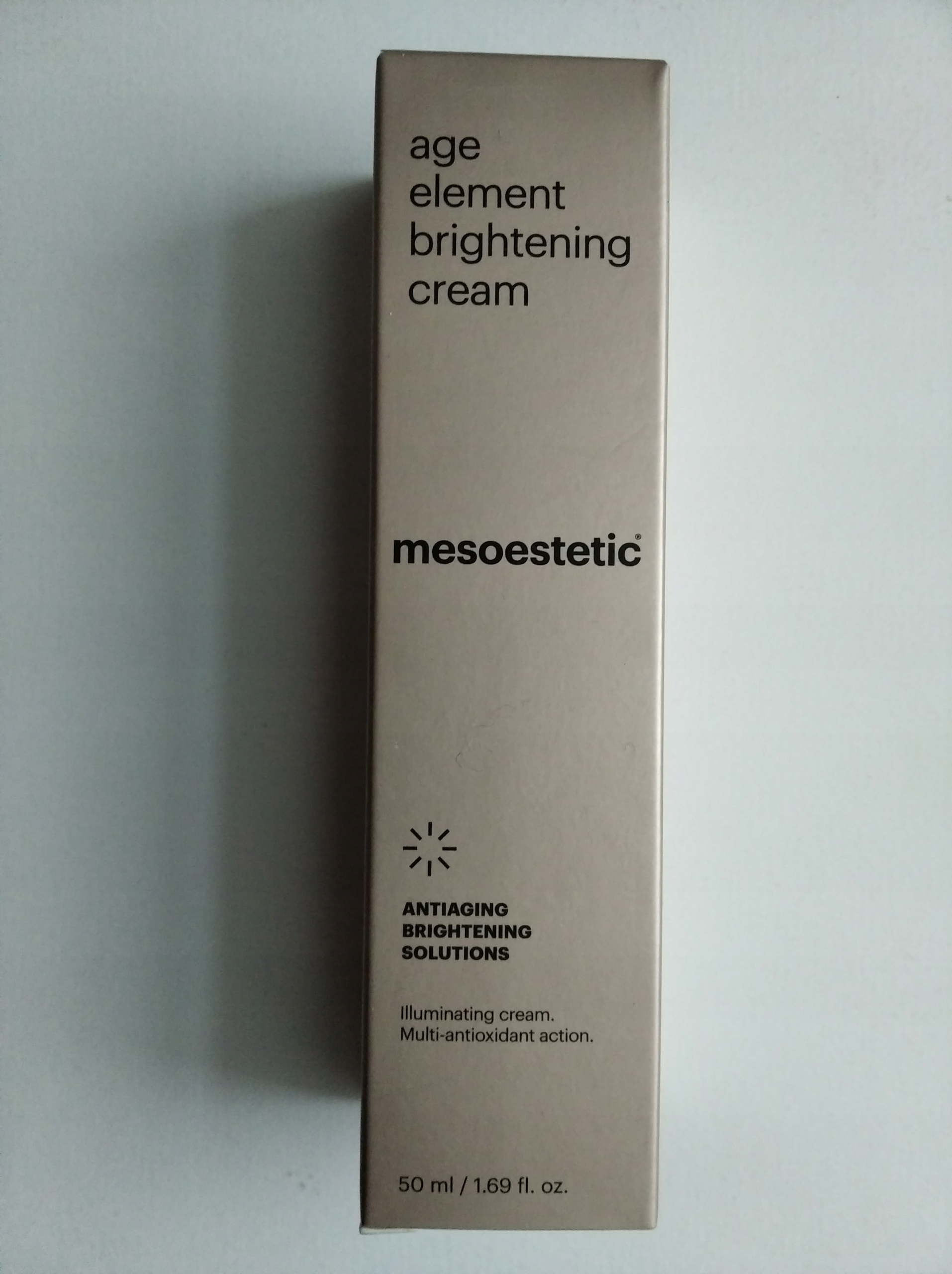 Mesoestetic Age Element Brightening Cream obnovující rozjasňující krém
