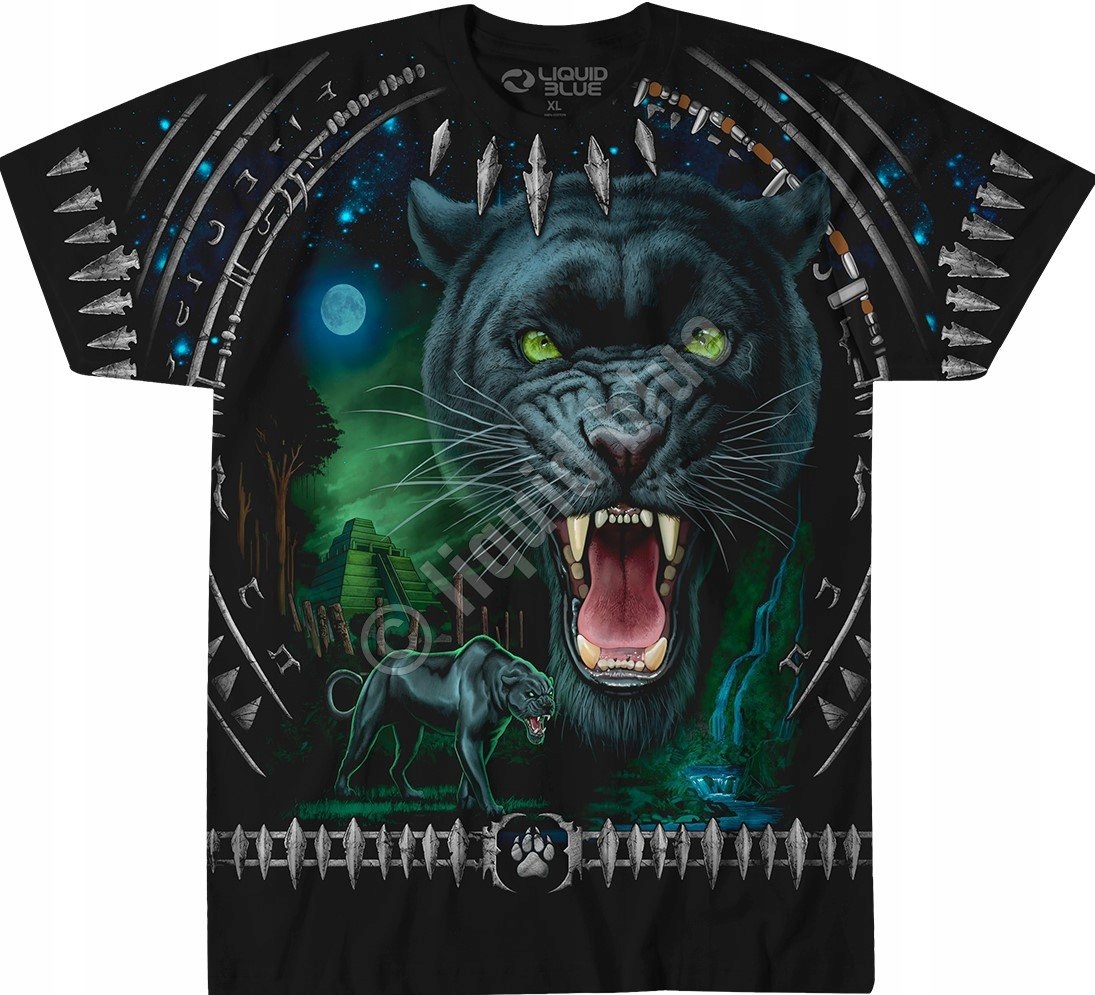 Kmenový panter tekutá modrá XL