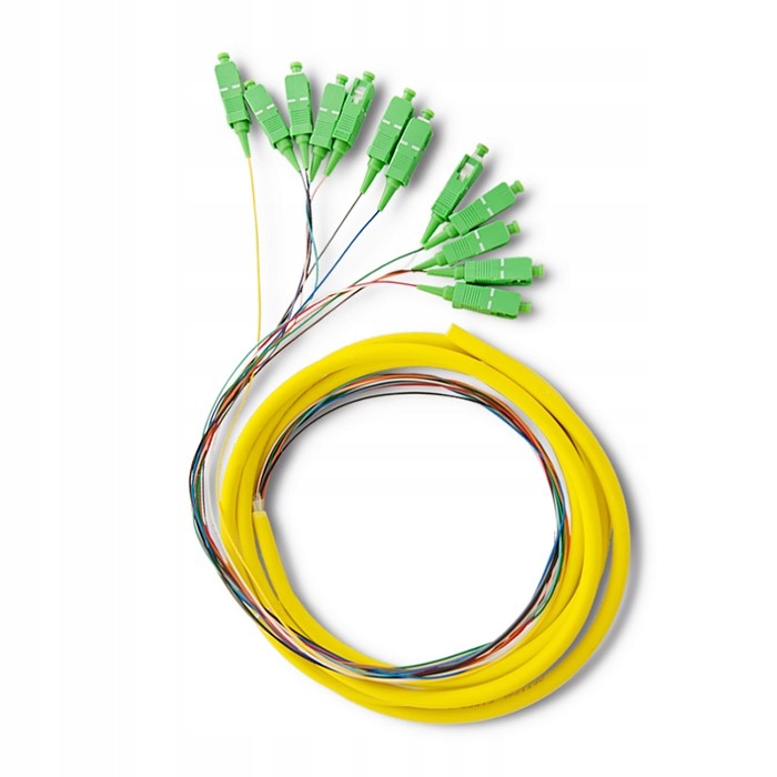 12X Pigtail Sc/Apc Singlemode 9/125 0,9Mm G652d 2M