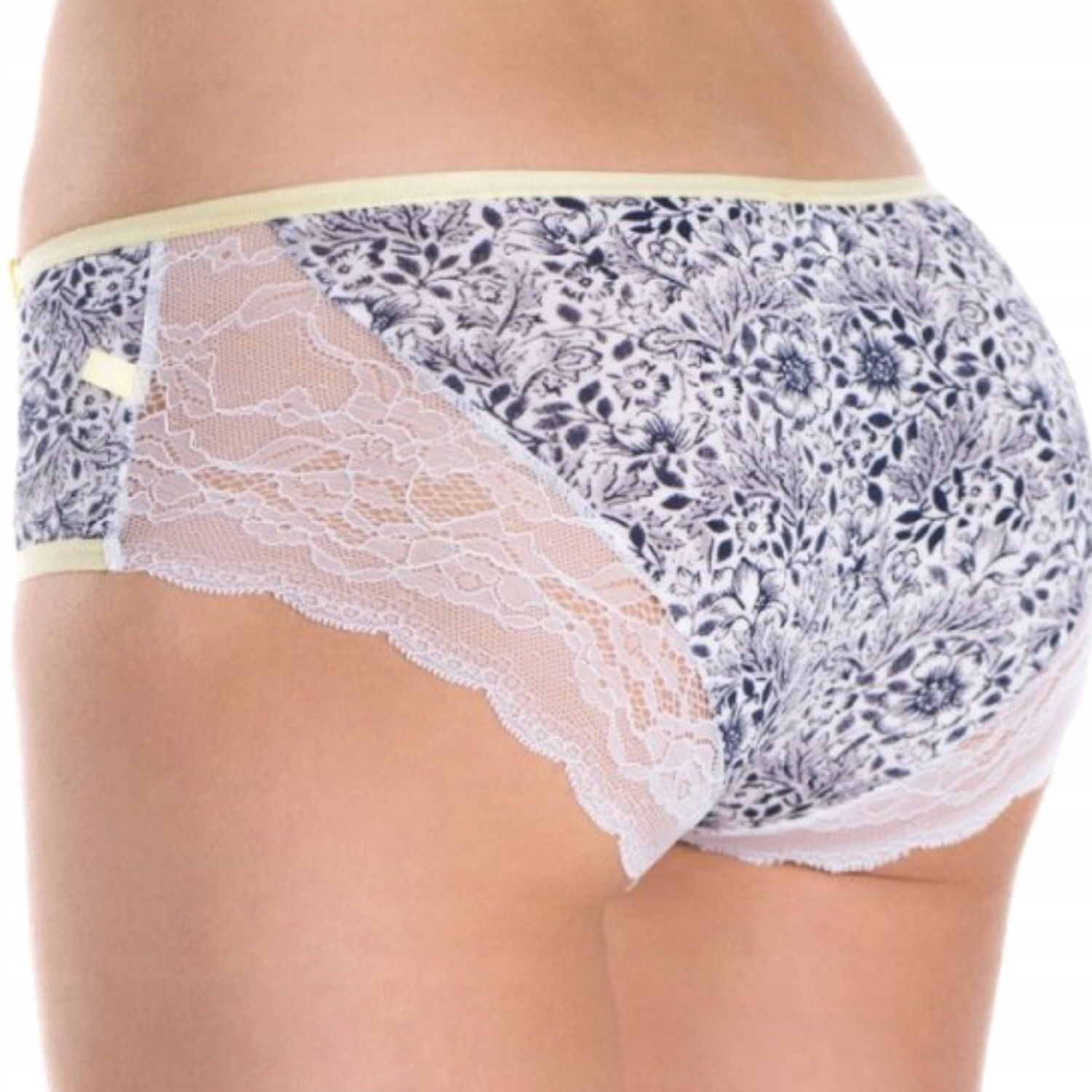 

Key figi bikini Lpp 584 1szt koronka szary/żółty