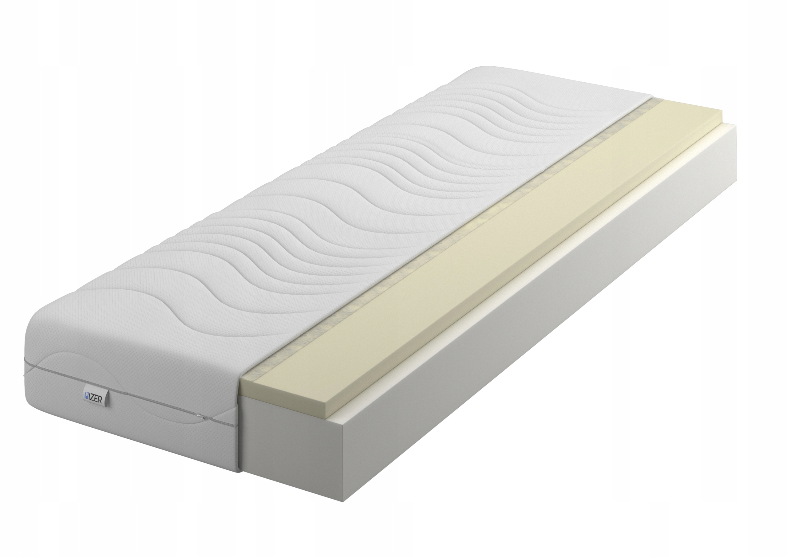 Pěnová Matrace 180x200 H2 H3 Silver Visco Izer Matrace 16cm