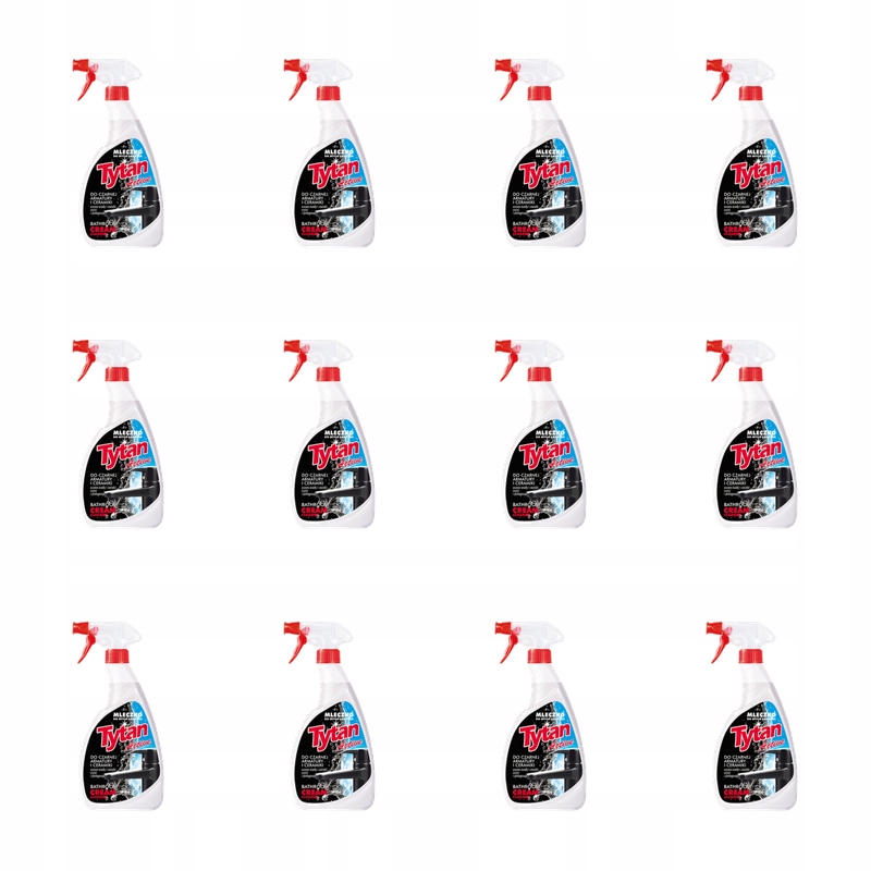 Čisticí mléko do koupelen pro černé armatury Tytan sprej 500 g X12