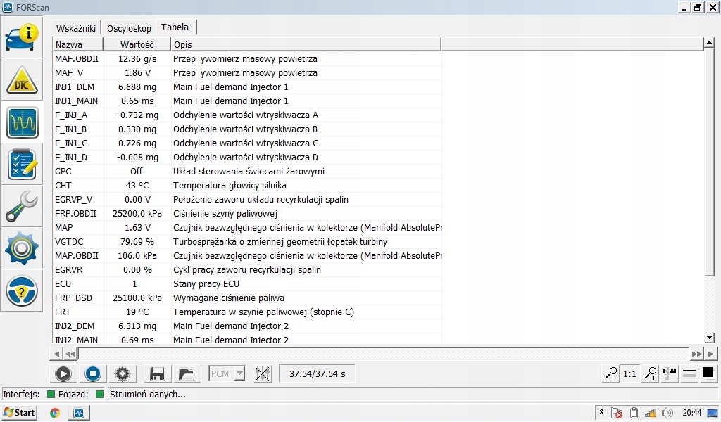 INTERFEJS VGATE vLINKER FS FORSCAN FORD MAZDA HSMS Kod producenta vLinker FS
