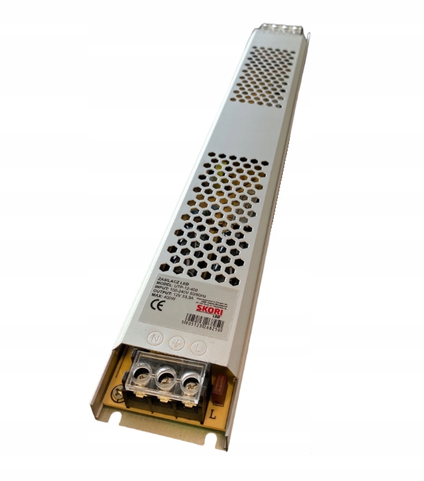 Led zdroj úzký Slim Utp 33,3A 400W 12V DC